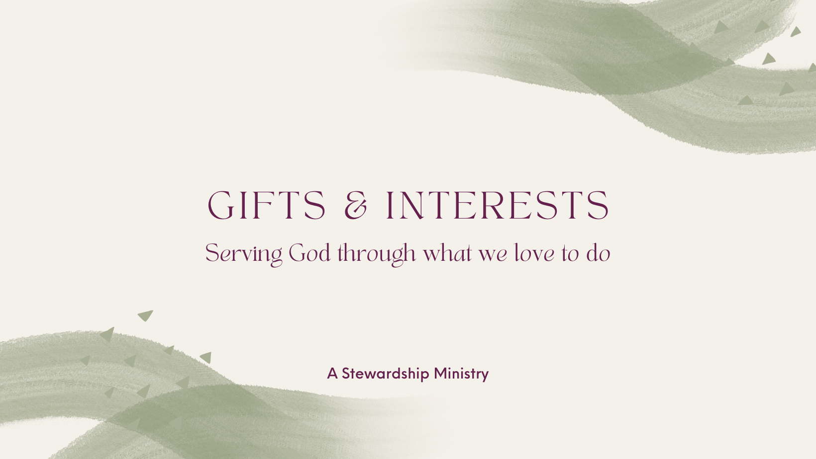 Gifts & Interests Webpage Head Image